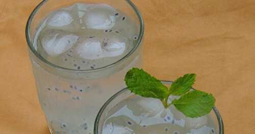 Rambutan & Tender Coconut Juice with Basil Seeds