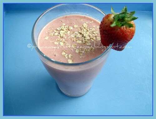 Raspberry & Oats Smoothie