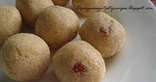 Rava Laddoo~~Indian Cooking Challenge