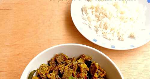 Raw Banana Peels Stir-fry/Kaya Tholi Thoran