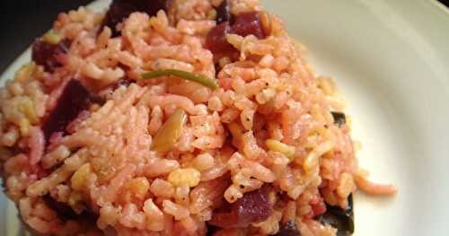 RM#2 Day 15 - Beetroot Moongdal Rice