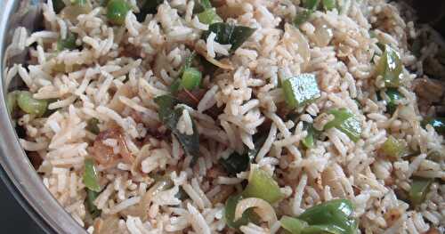 RM#2 Day 18 - Green Capsicum Pulao