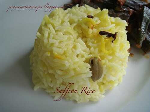 Saffron Rice N Punjabi Okra-T&T from Tasty Palettes