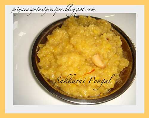 Sakkarai Pongal - Happy Pongal
