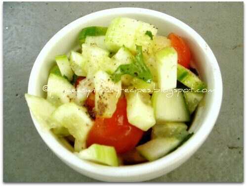 Salad Shirazi - Persian/Iranian Cucumber & Tomato Salad