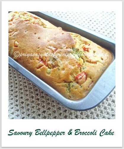 Savoury Bellpepper & Broccoli Cake
