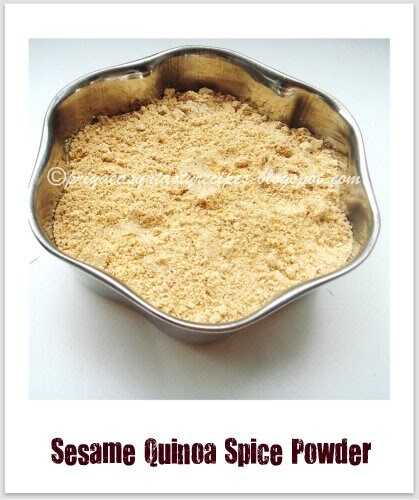 Sesame Quinoa Spice Powder
