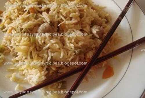 Soyachunks Fried Rice