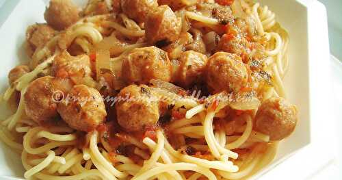 Spaghetti With Soyachunks