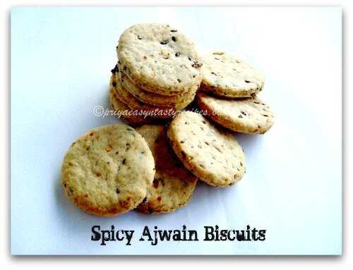 Spicy Ajwain Biscuits