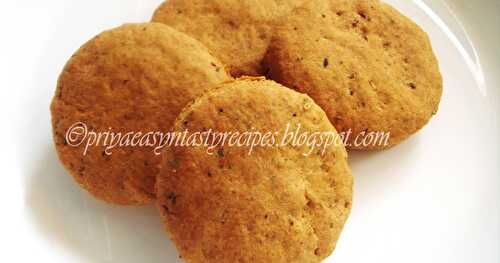 Spicy Cumin-Barley Cookies