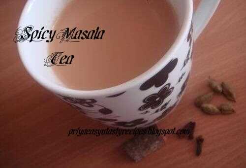 Spicy Masala Tea
