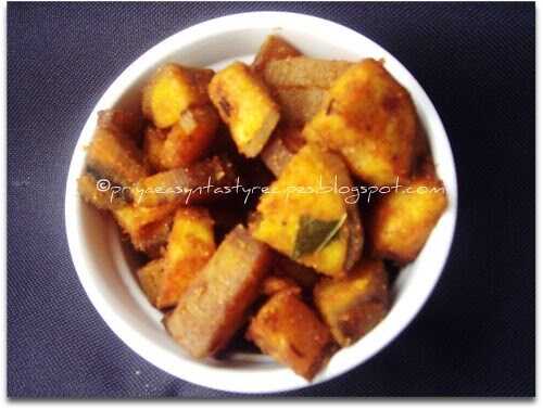 Spicy Raw Banana Fry