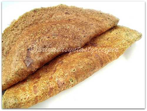 Sprouted Green Moongdal & Corn Dosa