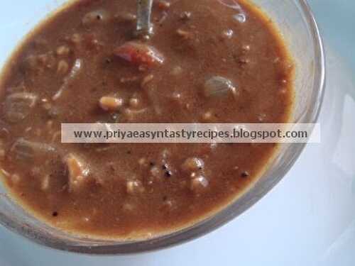 Sprouted Methi n Onion Gravy/ Vendhaya Vengaya Puli Kuzhambhu