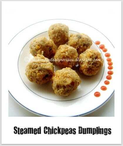Steamed Chickpeas Dumplings
