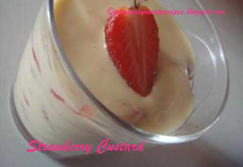 Strawberry Custard