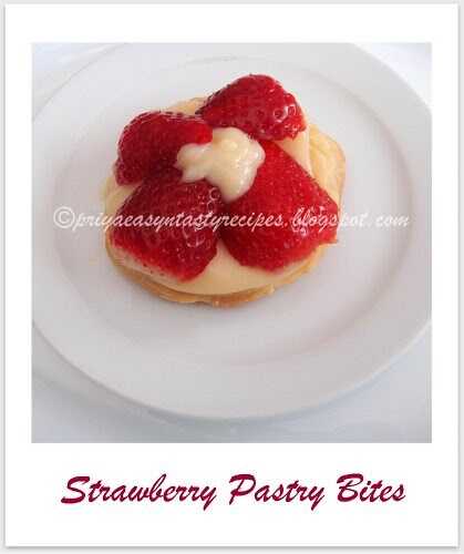 Strawberry Pastry Bites
