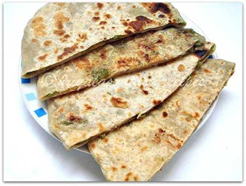 Stuffed Peas Paratha