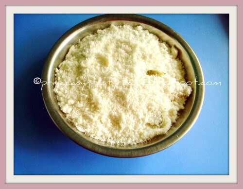 Sweet Rice Flour Puttu