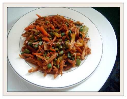 Tandoori Chappathi Noodles