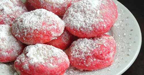 Valentine's Snowball Cookies