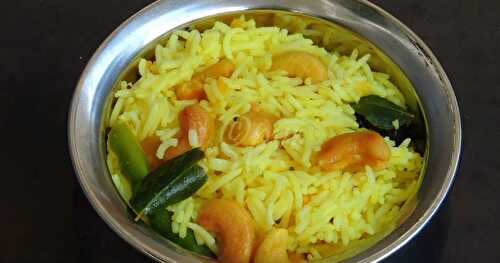 Vegan Cashew Raw Mango Rice/ Munthiri Maanga Saadham