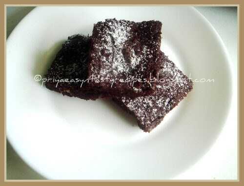 Vegan Dark Chocolate Walnut Brownies