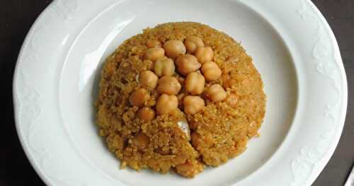 Vegan & Gluten Free Quinoa Chickpeas Pilaf