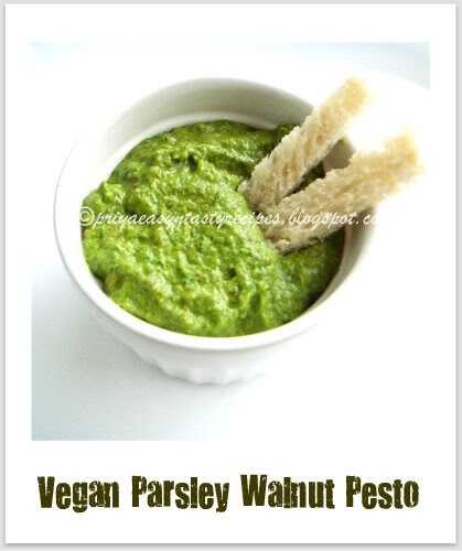 Vegan Parsley & Walnut Pesto