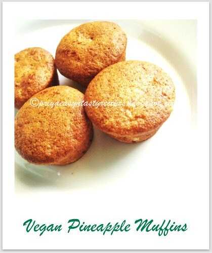 Vegan Pineapple Muffins