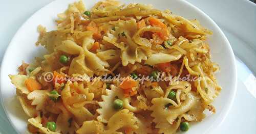 Vegetable Farfalle