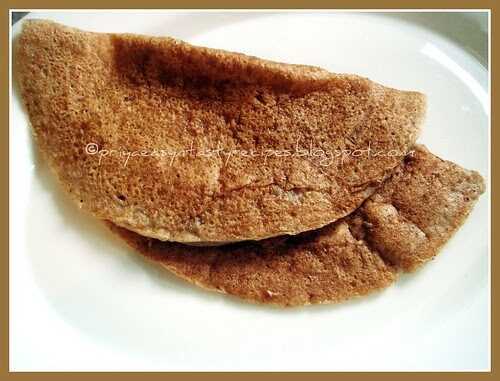 Wheat Rava & Brown Rice Dosa