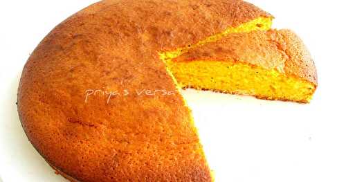 Whole Wheat Custard Sponge Cake