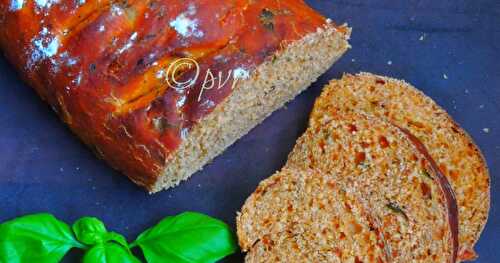 Wholewheat,Tomato Basil Loaf