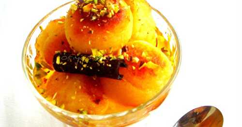 Zero Oil  Baked Gulab Jamun