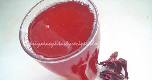 Zobo - Nigerian Hibiscus Punch