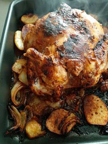 Amazing Roasted Chicken with Marinade