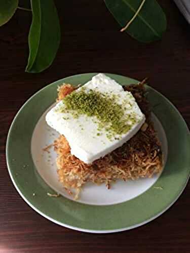 Shredded Filo Dessert with Walnuts / Kadayıf