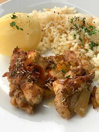 Baked Marinated Chicken Thighs