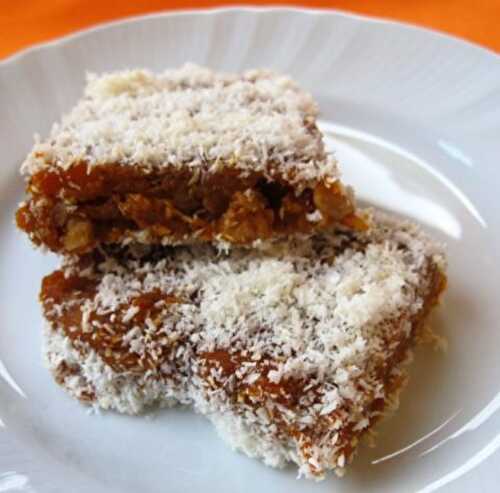 Carrot And Coconut Bars: Cezerye, A Healthy Snack