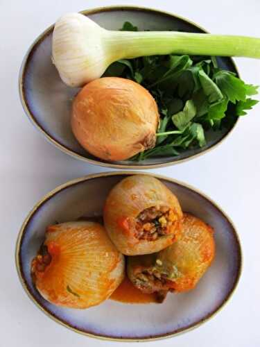 Easy And Stunning Stuffed Onion Leaves The Turkish Style