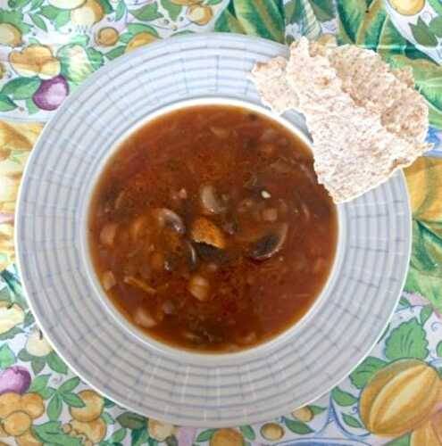 Mushroom And Tomato Soup : Dairy Free Recipe