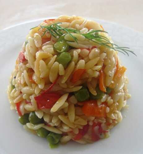 Orzo Pilaf With Veggies