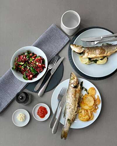 Roasted Whole Fish with Potatoes