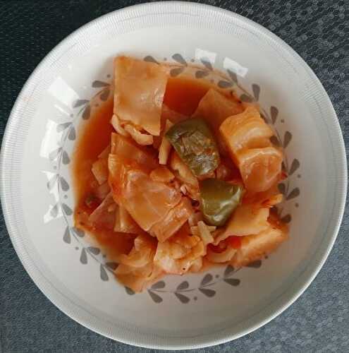 White Cabbage Stew: Vegan Kapuska