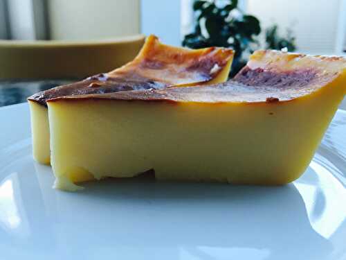 Homemade no dough flan