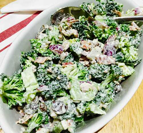 Fresh broccoli salad