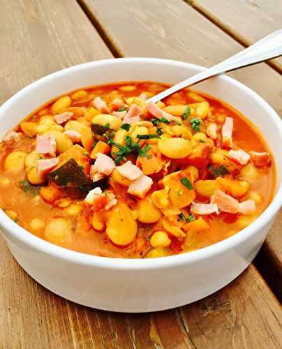 Best ever cannellini and butter bean soup