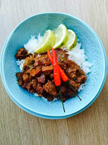 Ox tongue curry
